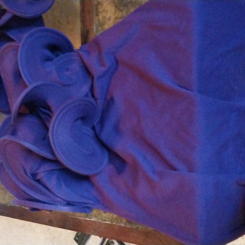 Purple shirt with roses very pretty medium